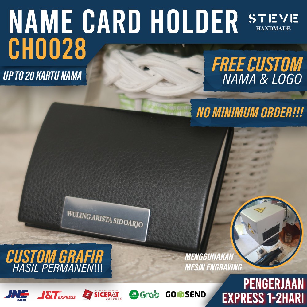 Tempat Kartu Nama Name Card Holder Dompet Kartu Kredit Credit Card Wallet CH0028