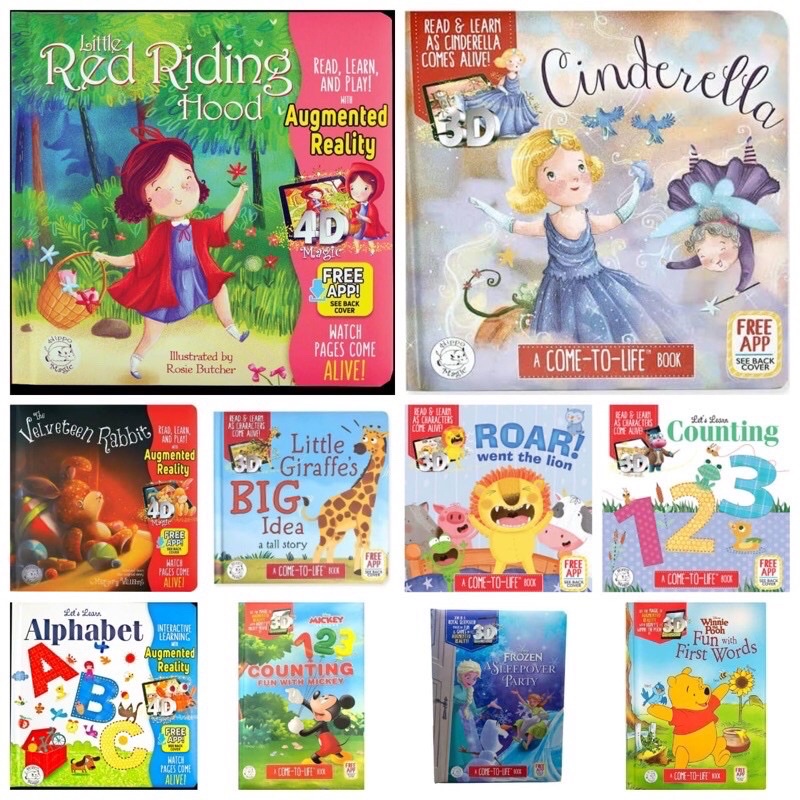 

AUGMENTED REALLITY BOOK / LITTLE HIPPO MAGIC BOOK BUKU AUGMENTED REALLITY