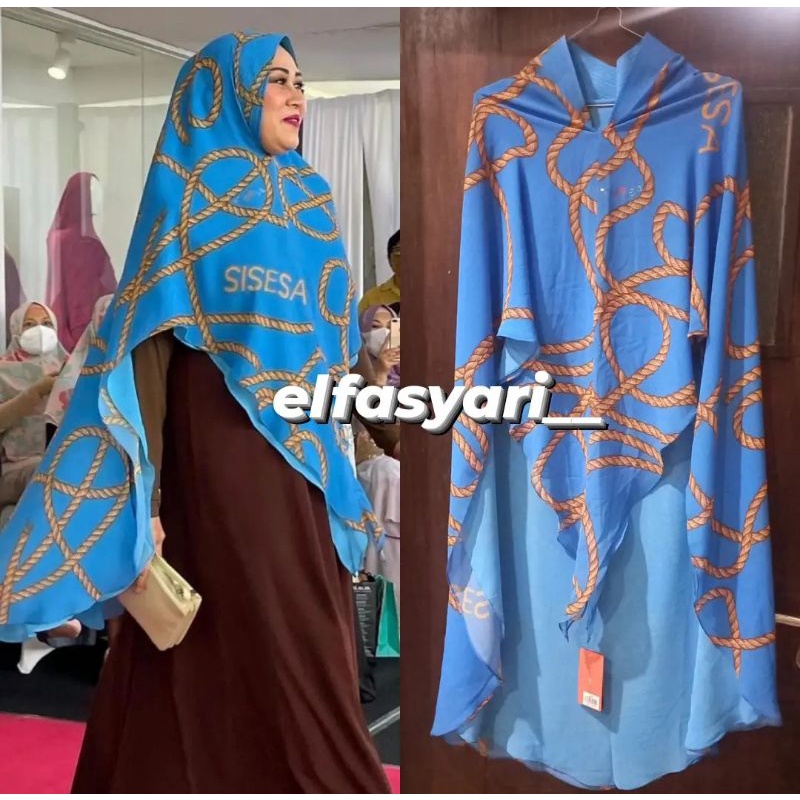 SISESA KHIMAR, SABIKA BLUSH GREEN