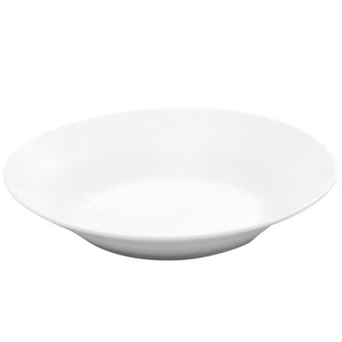 Piring Makan Dalam KERAMIK 9" 23 Cm - Putih