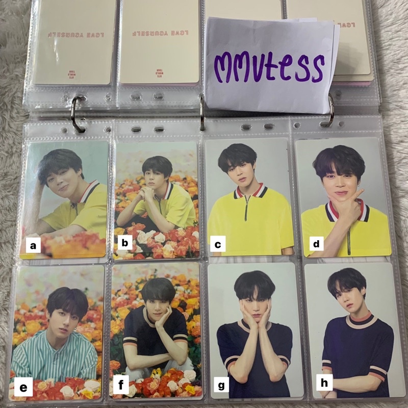 MPC BUNGA OFFICIAL BTS WORLD TOUR LOVE YOURSELF JIMIN JUNGKOOK YOONGI SUGA