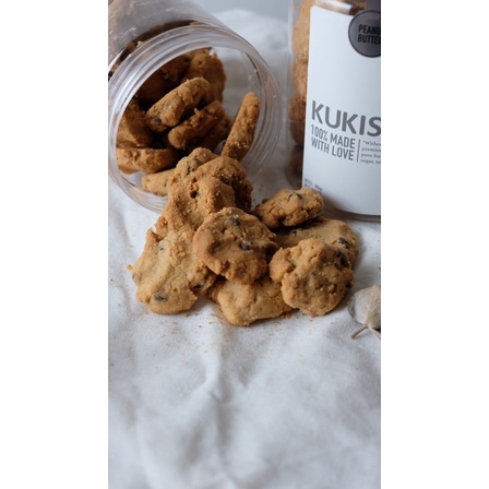 

COOKIES PEANUT BUTTER CHOCO BY KUKISKU / KUE KERING BISKUIT COOKIES KACANG COKLAT
