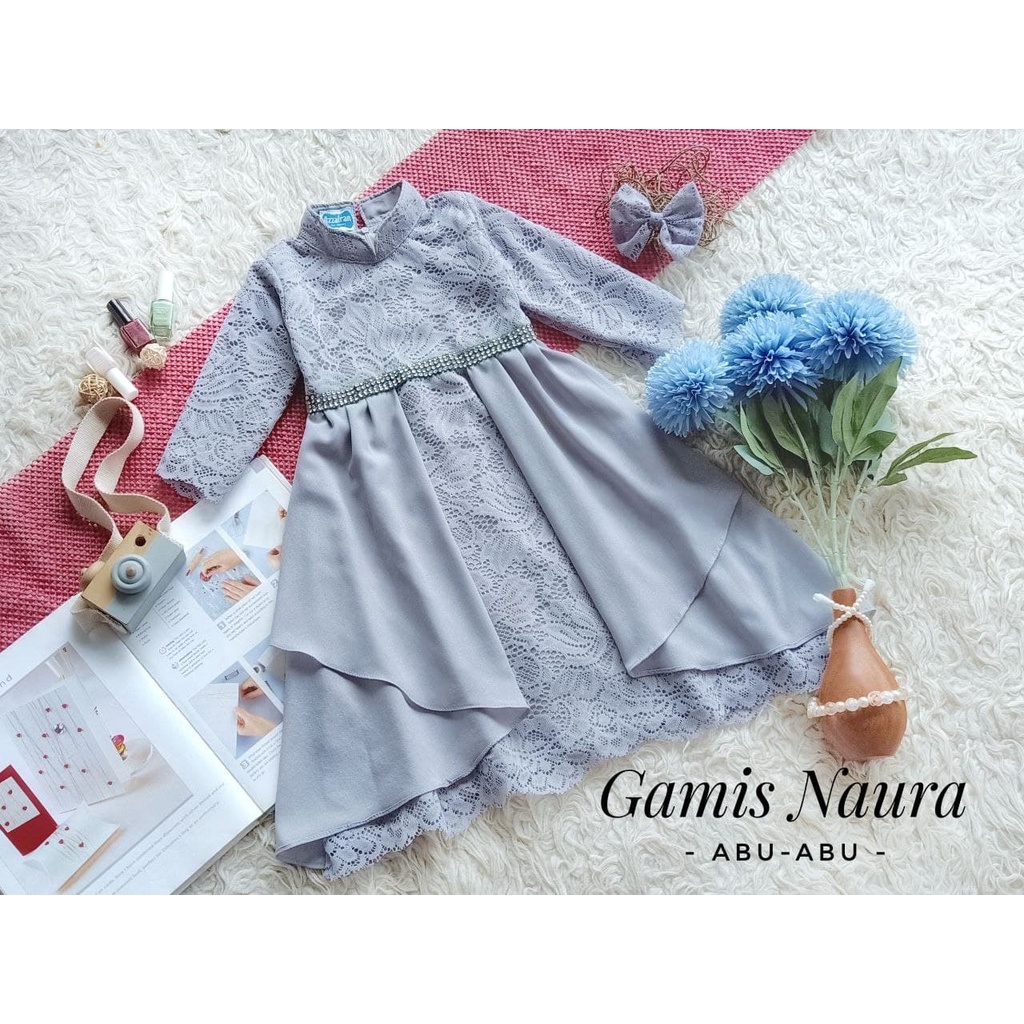 GAMIS NAURA/GAMIS KEKINIAN/GAMIS BROKAT ABU ABU/GAMIS BRIDESMAID/GAMIS LEBARAN/GAMIS MODERN