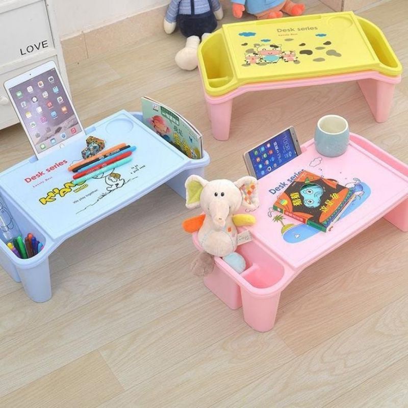 Meja belajar anak plastik / Meja Laptop / meja belajar portabel / meja serbaguna