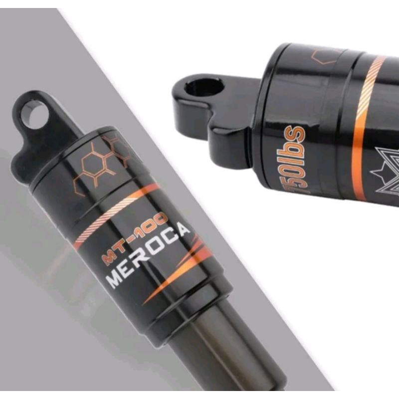 Meroca Rear Shock 165mm Rear Shock Oil Spring Panjang 165 Sepeda MTB