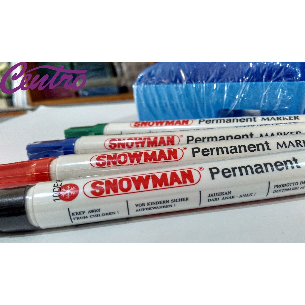 Snowman Permanent Marker Spidol Permanen G-12 Waterproof