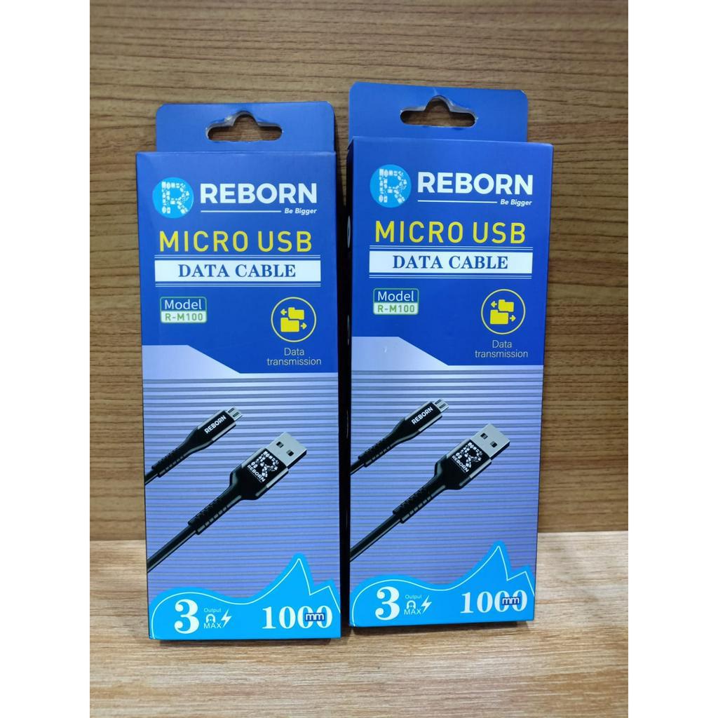 Reborn R-M100 Kabel Data Usb Micro Fast Charging 3.0A 1M