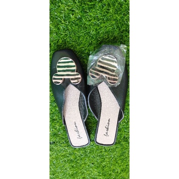 Sepatu Fashion Flat Tawana Mickey/Flat jelly shoes Wanita Mickey Import RF