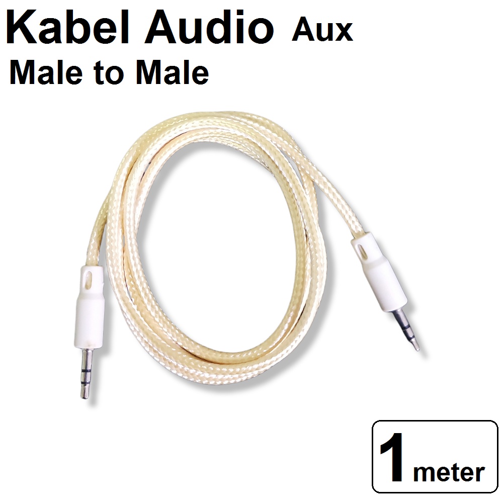 Kabel Audio Aux 3.5mm 1 Meter