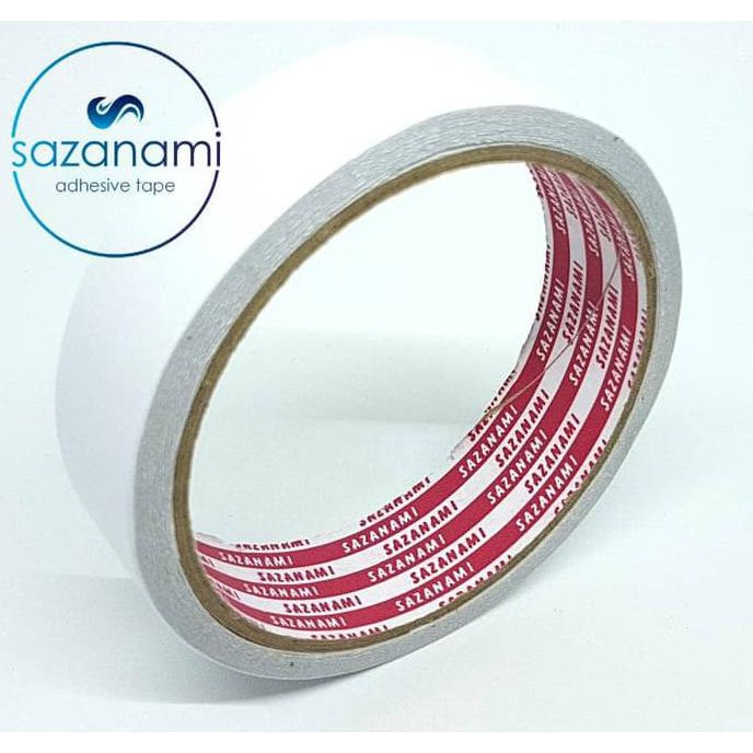 

Baru Double Tape Kertas 1" Inch X 8 Meter Sazanami Tape 24Mm Tissue Ayo Order