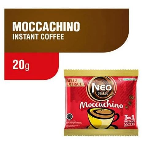 

NEO COFFEE CARAMEL MACHIATO 20 GRAM 3 IN 1 INSTAN COFFEE