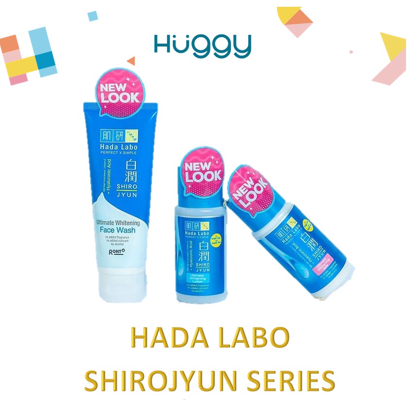 Hada Labo SHIROJYUN Whitening Series Face Wash Lotion Milk