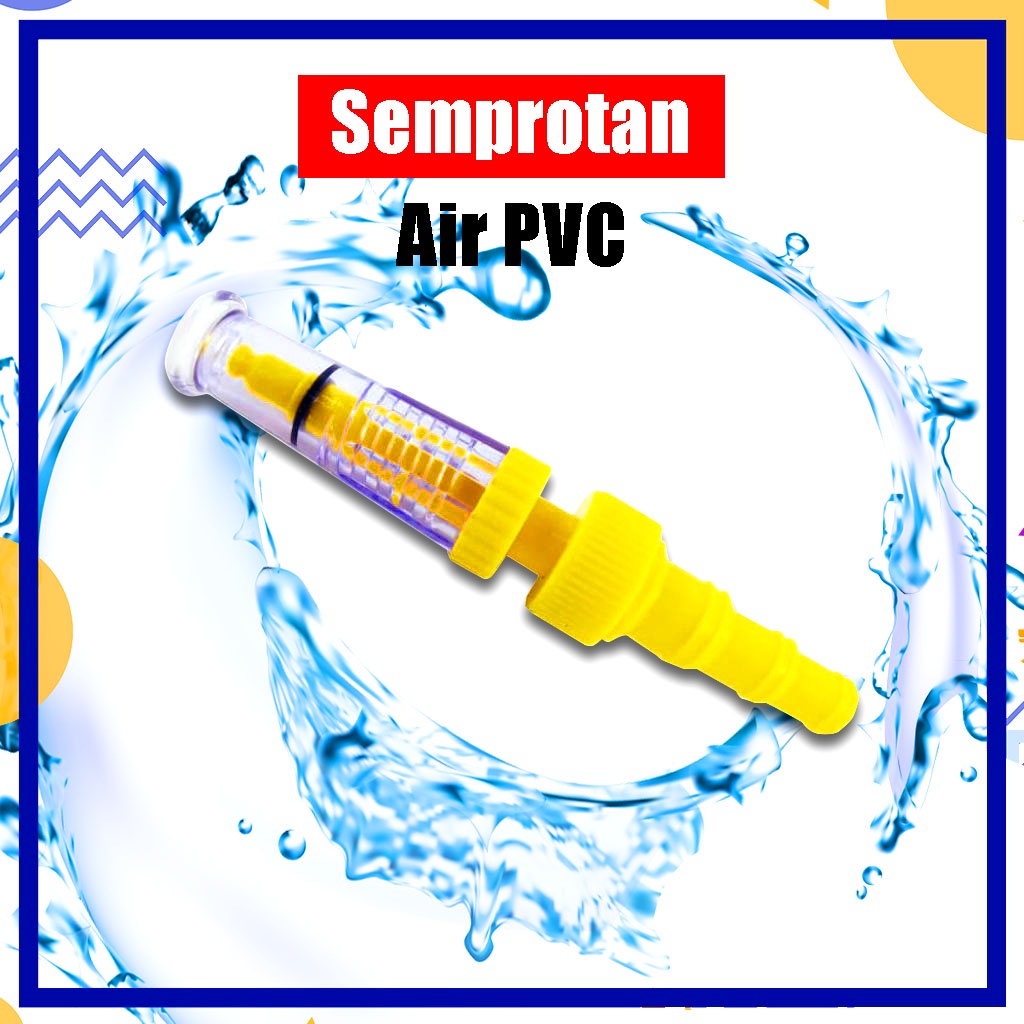 Semprotan Air Putar Water Spray Model Lurus PVC Tebal Serbaguna - Semprotan Taman Cuci Motor Semprotan Tanaman Model Air Lurus PVC