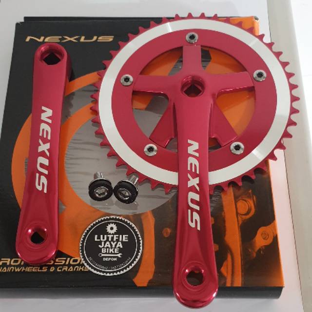 CRANK FIXIE NEXUS MERAH 46T