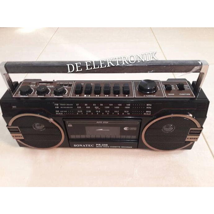 TAPE KASET PITA SONATEC PR-259 USB SD RADIO BARU