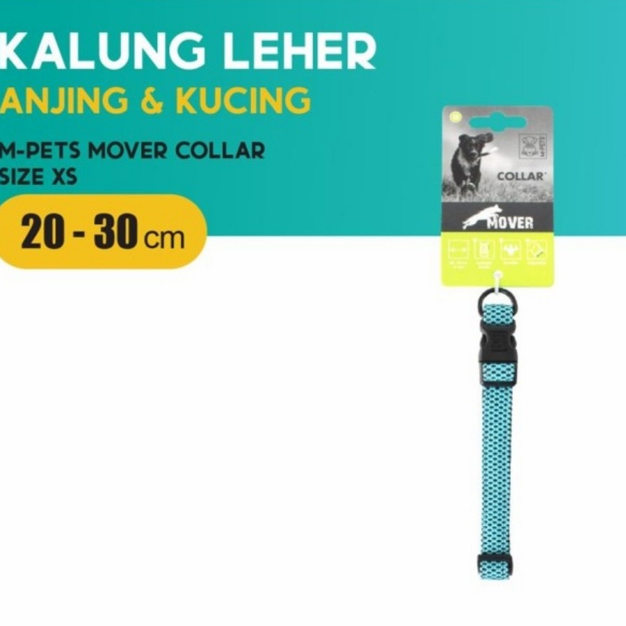 Kalung Anjing Kucing M-Pets Mover Collar - XS 20-30cm Dog Collar