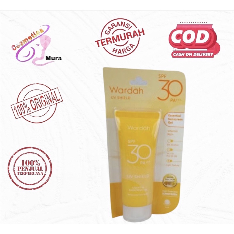 ⚡️wardah spf 30 pa ++++ || Wardah Sunscreen Gel SPF 30 / Sun Care Protector / Anti Matahari Wardah