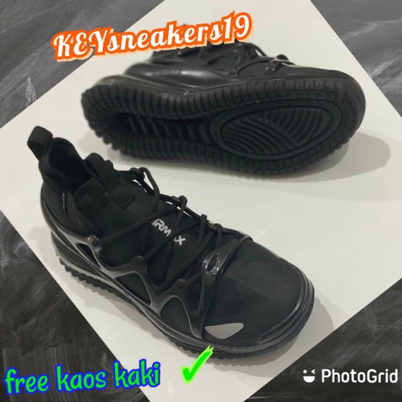 SEPATU PRIA NIKE AIR MAX 720 HORIZON GORTEX FULL BLACK