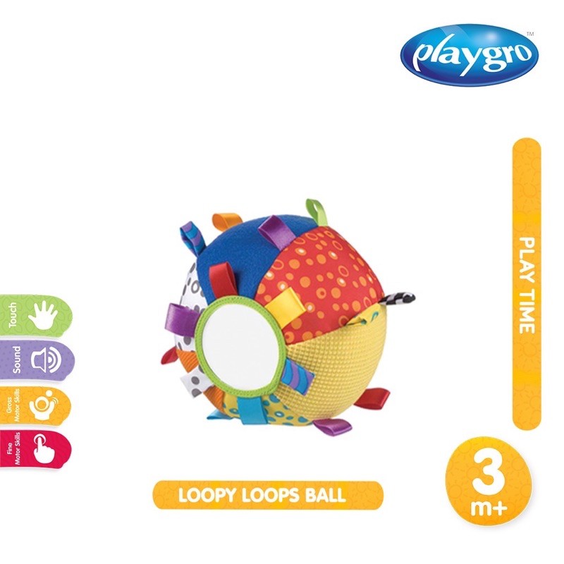 Playgro Loopy Loop Chime Ball - Mainan bayi