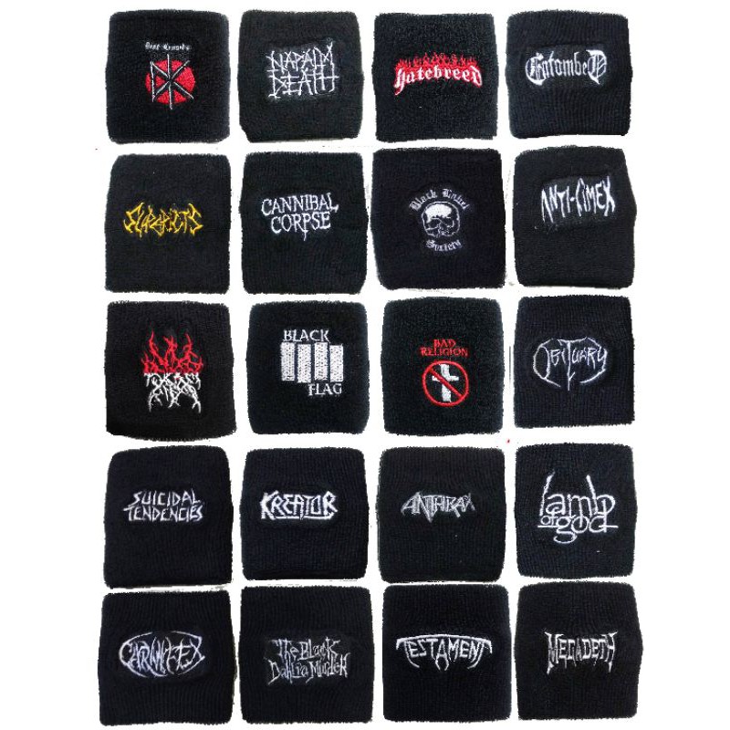 Handband wristband SUICIDAL TENDENCIES / METALLICA / SUPERIOTS / metal punk rock deathmetal
