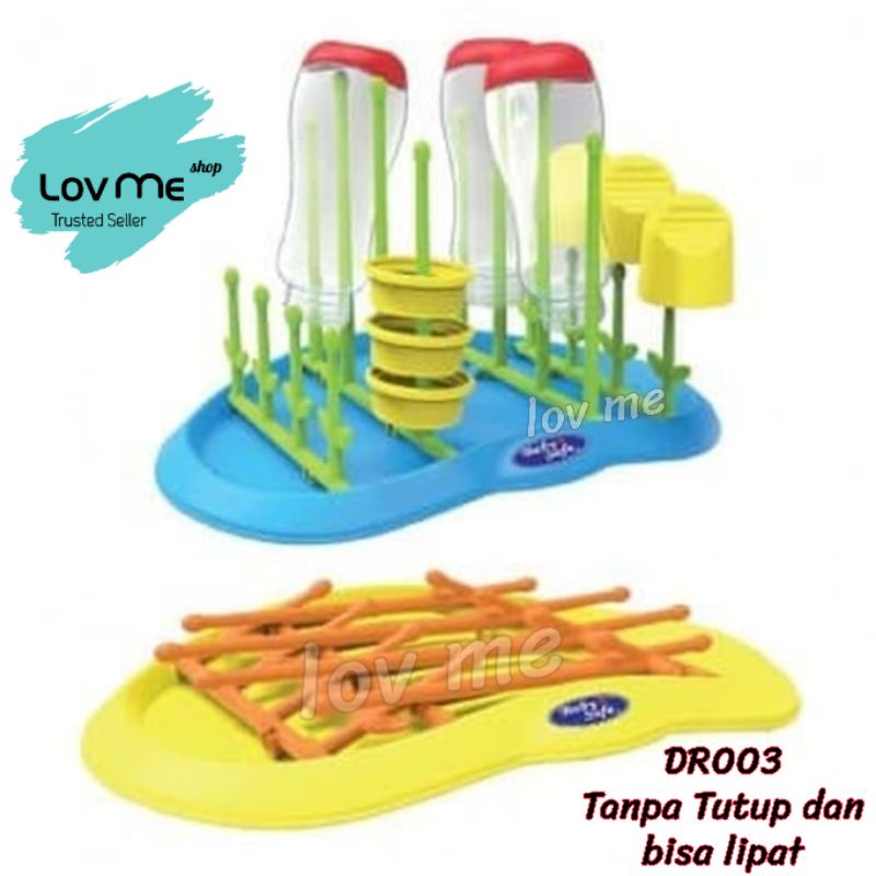 lov me❤ Baby Safe Pengering Rak Botol |Steril drying Rack with cover |Tempat Botol dengan penutup DR002 DR003 DR007