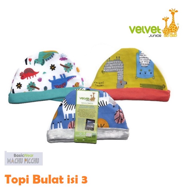 Libby dan Velvet Junior Topi Bayi Baru Lahir NB