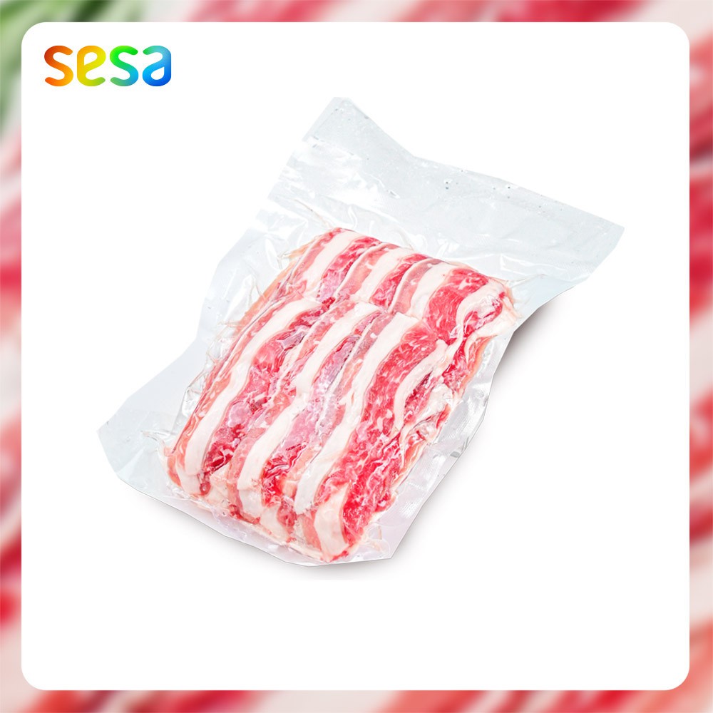 Shortplate Slice USA Beku Halal 500 g (Daging Sapi)