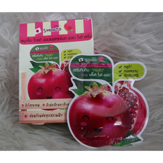 Original 100000000 % - smooto gold pome aura white serum