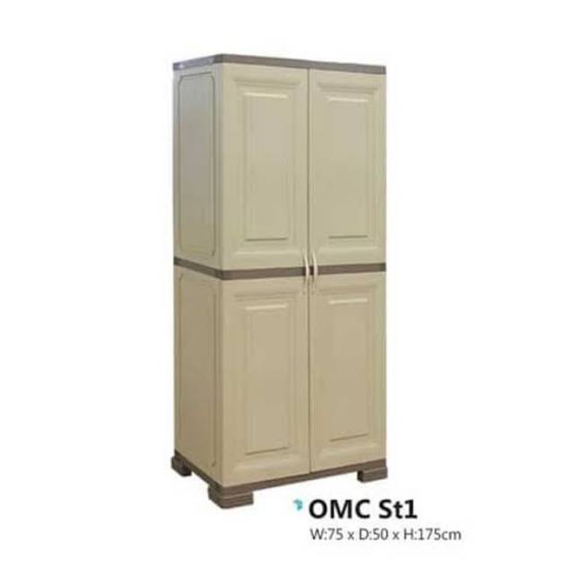  LEMARI  PAKAIAN 2  PINTU  OLYMPLAST  OMC ST 1 LACI Shopee 