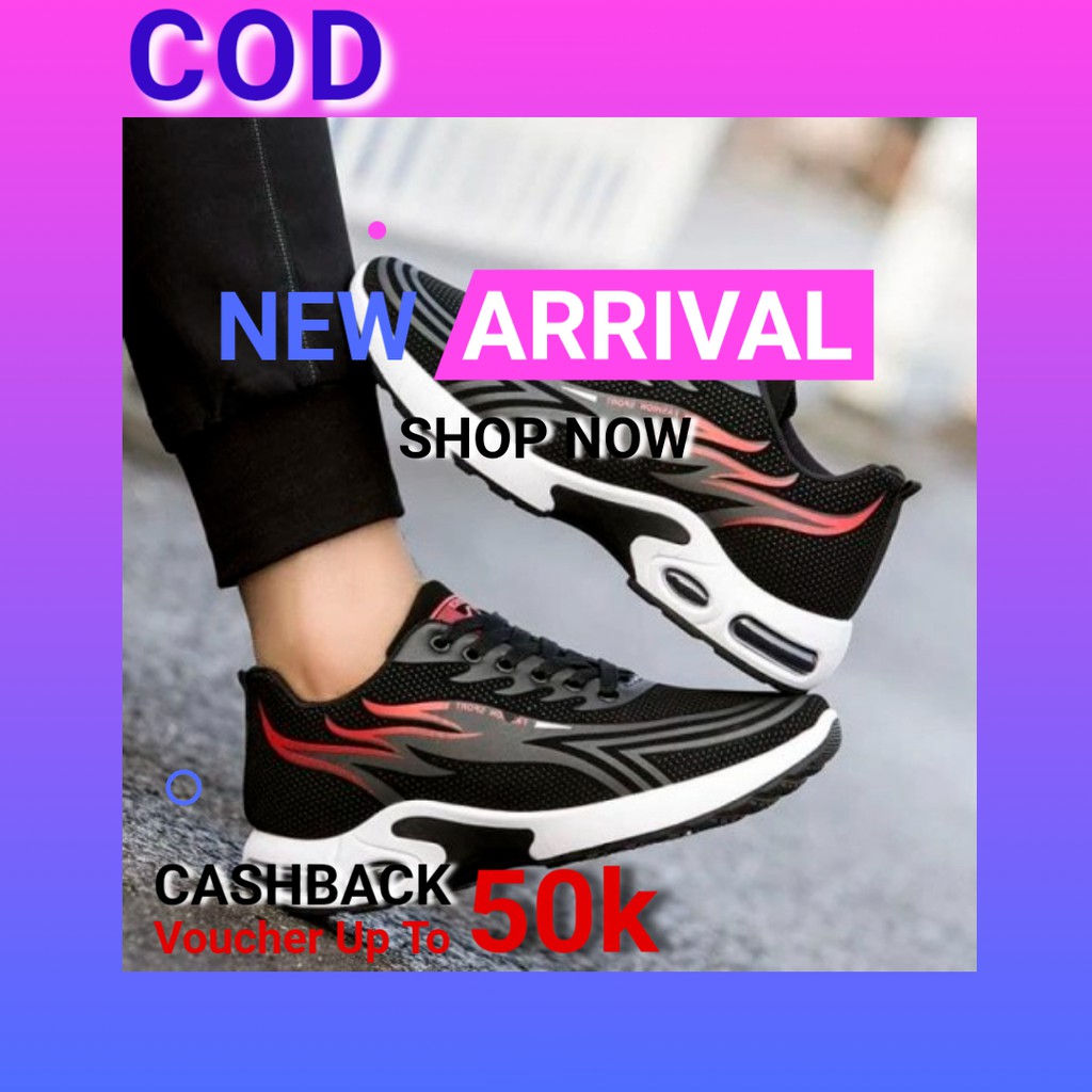 Sepatu Spatu Sapatu Snekers Fashion  Pria