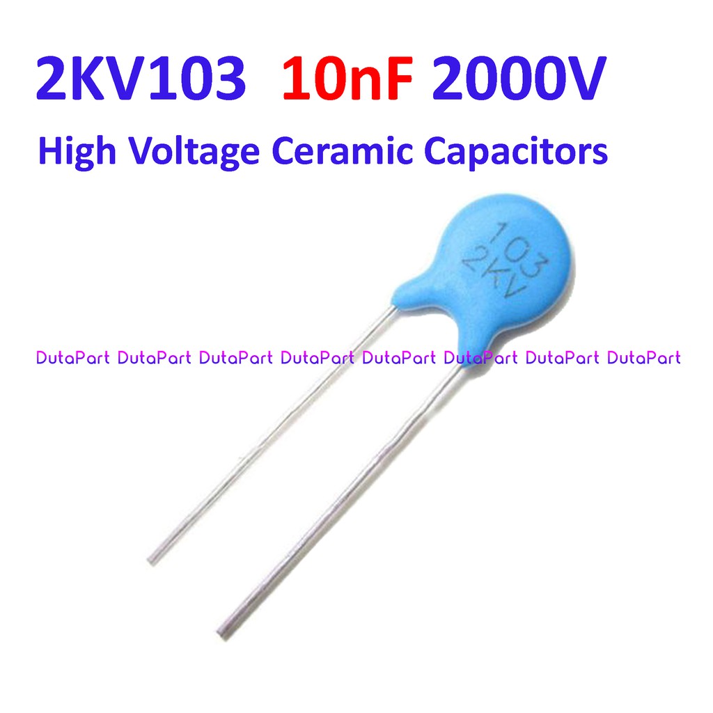 2KV103 2KV 103 10nF 2000V High Voltage Ceramic Capacitor Kapasitor