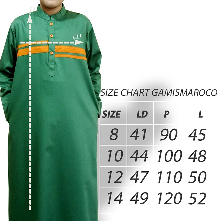 Koko gamis/jubah anak laki-laki Maroko 8-14 tahun/Koko anak/jubah untuk si kecil