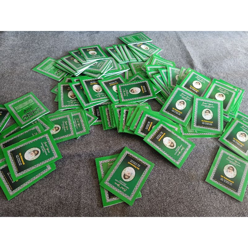

BUKU BUKU YASIN BUKU YASIN 50 PCS BUKU YASIN DAN TAHLIL YASIN BUKU YASSIN