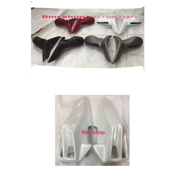 spion lipat ada lampu LED dan dover sen model predator nmax , spion lipat nmax old , cover sein cust