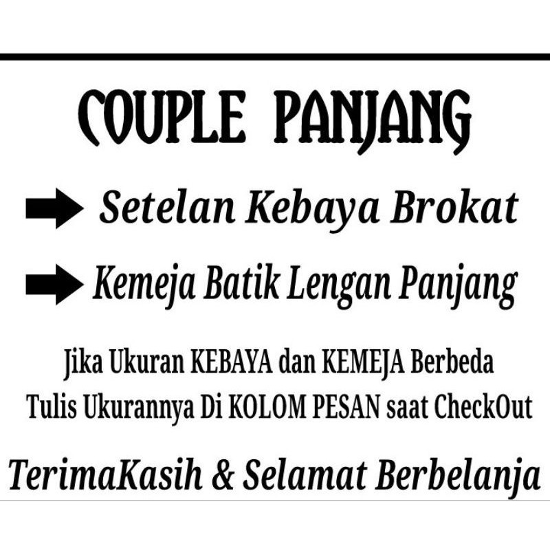 KEBAYA COUPLE TUNANGAN/ COUPLE KEBAYA MODERN/ KEBAYA TUNANGAN/ KEBAYA COUPLE/KEBAYA WISUDA/ KEBAYA TULLE-7