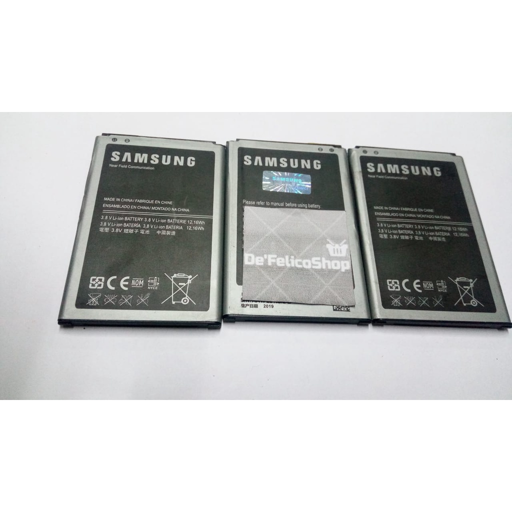 Baterai Batre Batrai Battery Samsung Galaxy Note 3 N9005 N9000 Original Ori