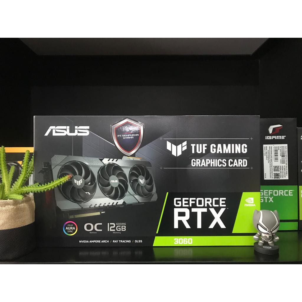 Vga Asus RTX 3060 12GB DDR6 TUF Gaming OC Nvidia GeForce Resmi RTX3060