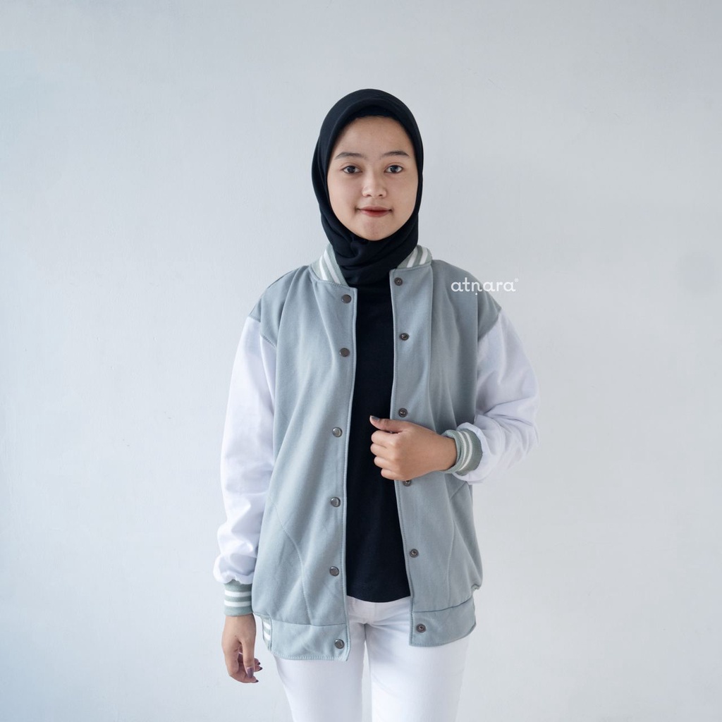 Nara Grosir - Classic Baseball Jaket l Jaket Varsity Pria dan Wanita