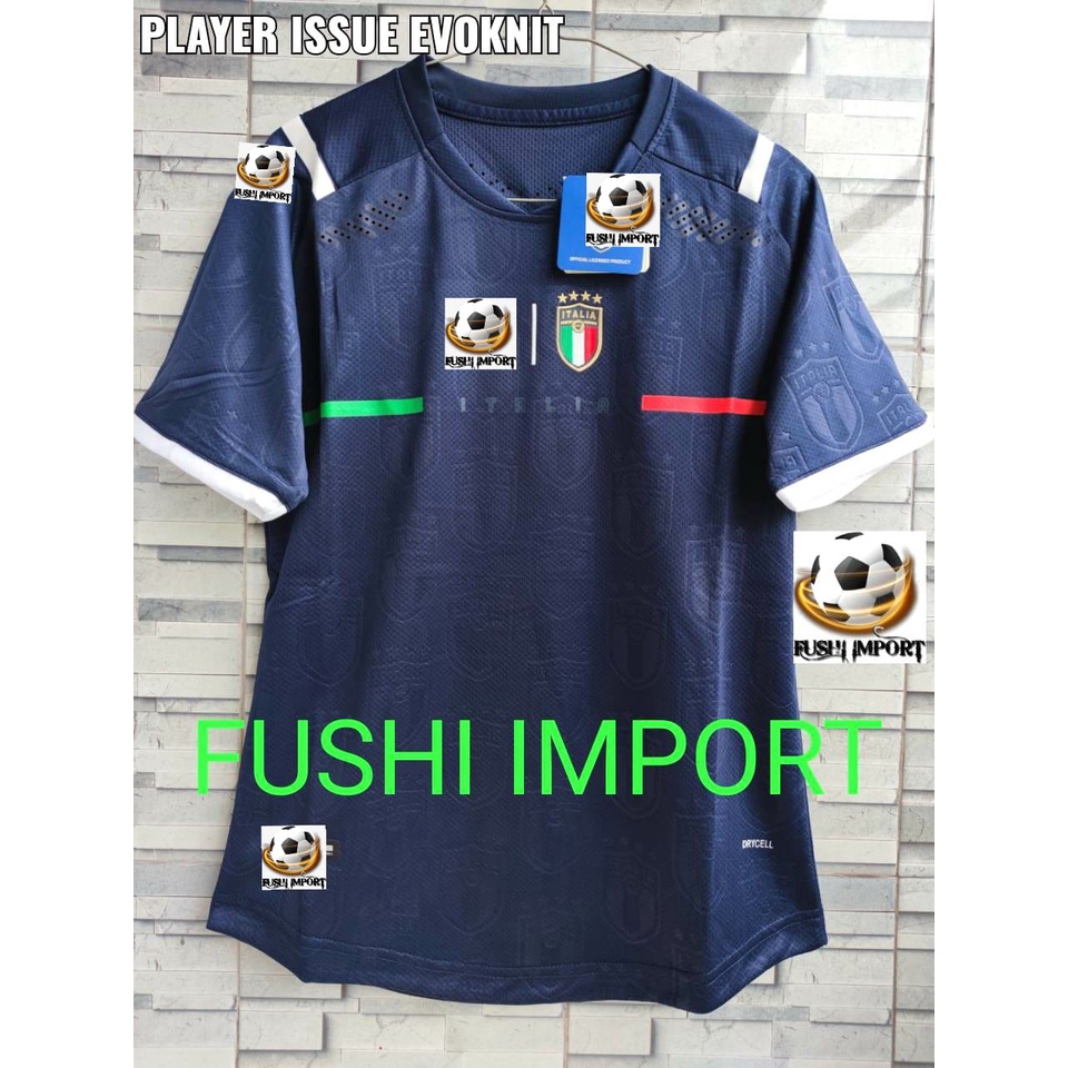 PLAYER ISSUE | Jersey Baju Bola Italia Kiper Navy 2021 2022 EU Dry Cell