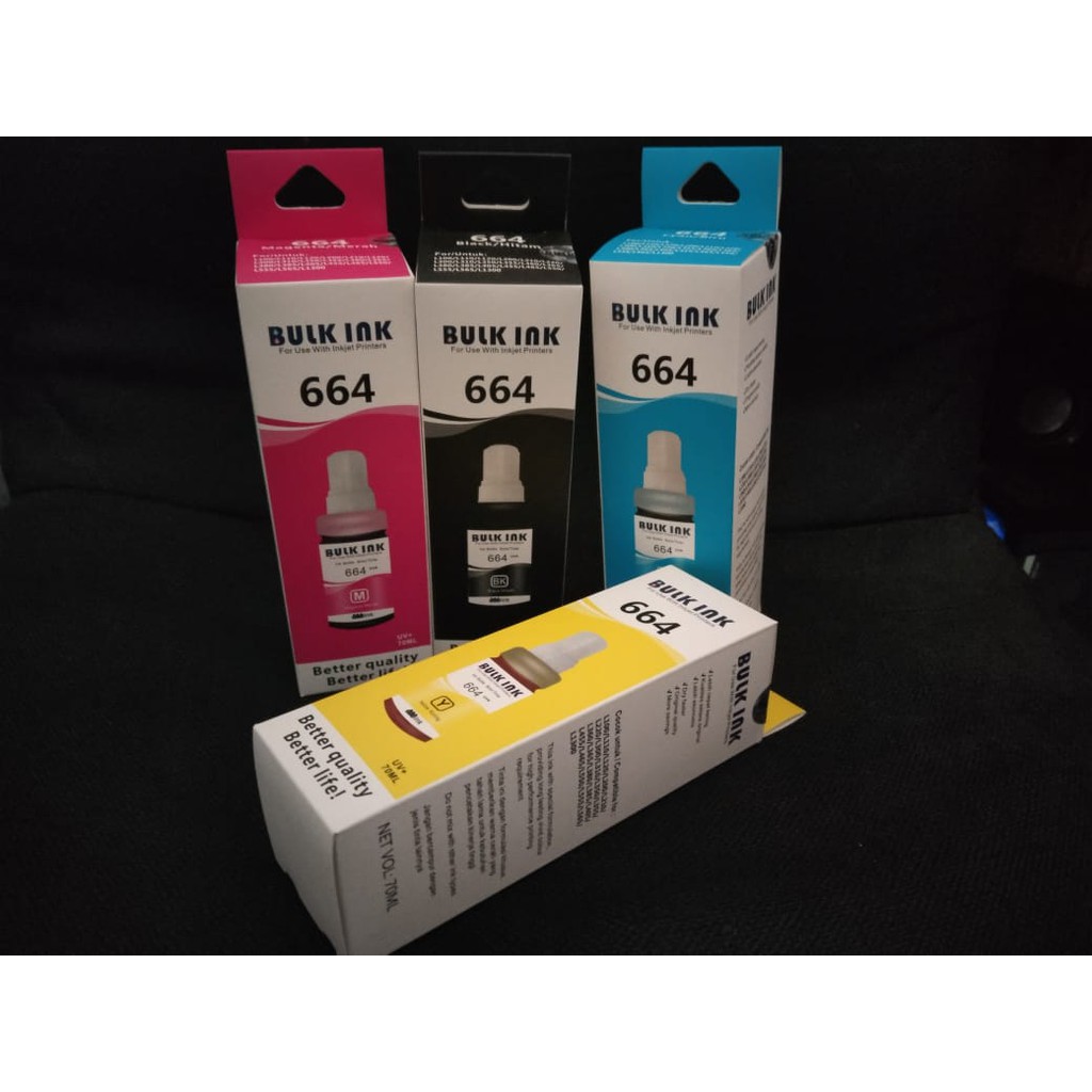 Tinta Bulk ink 664 Original isi 70 ml
