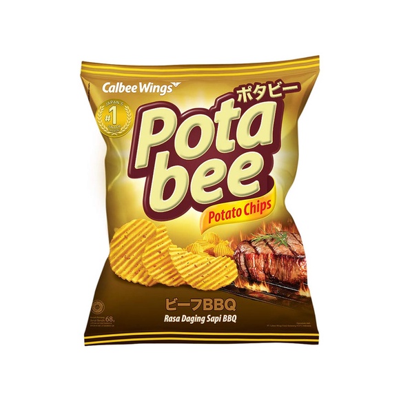 

POTABEE POTATO CHIPS BBQ BEEF 68G