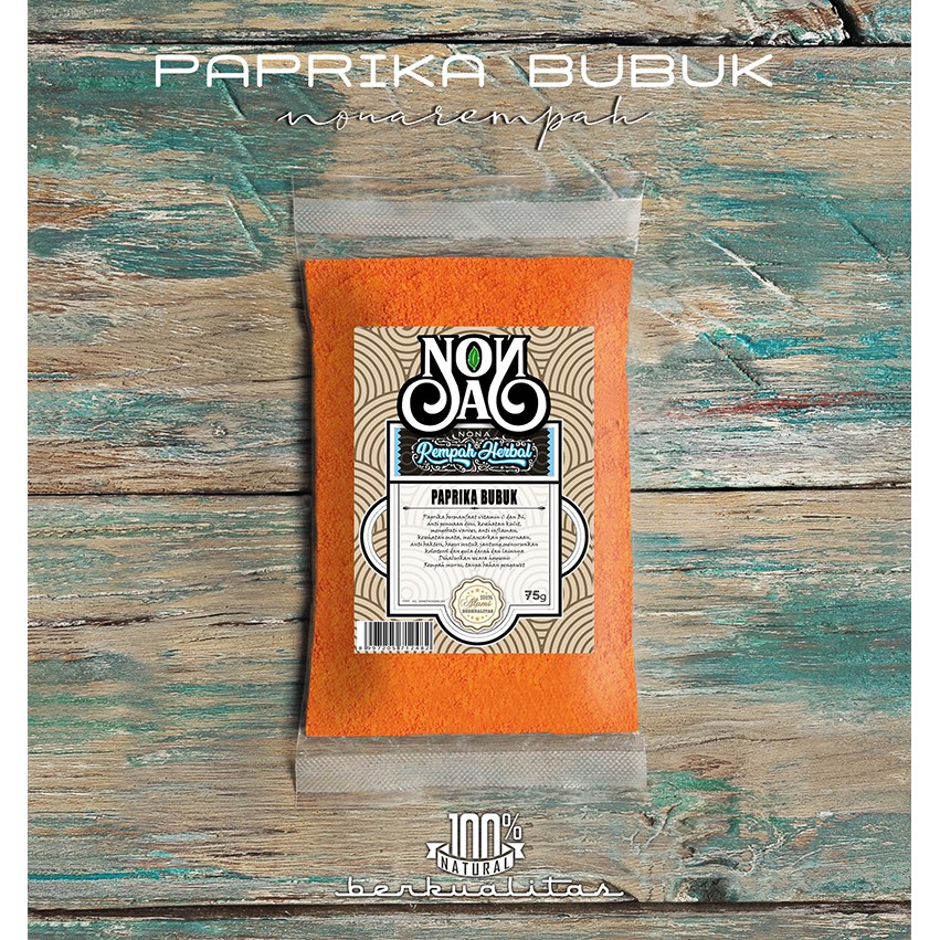 

Paprika Bubuk Pack 75 gram Capsicum Alami Berkualitas Bell Pepper Powder