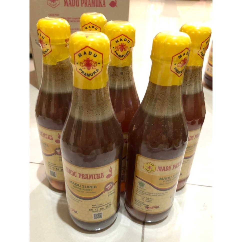 

PROMO MADU PRAMUKA SUPER (ROYAL JELLY + BEE POLEN) 350 ML ORIGINAL