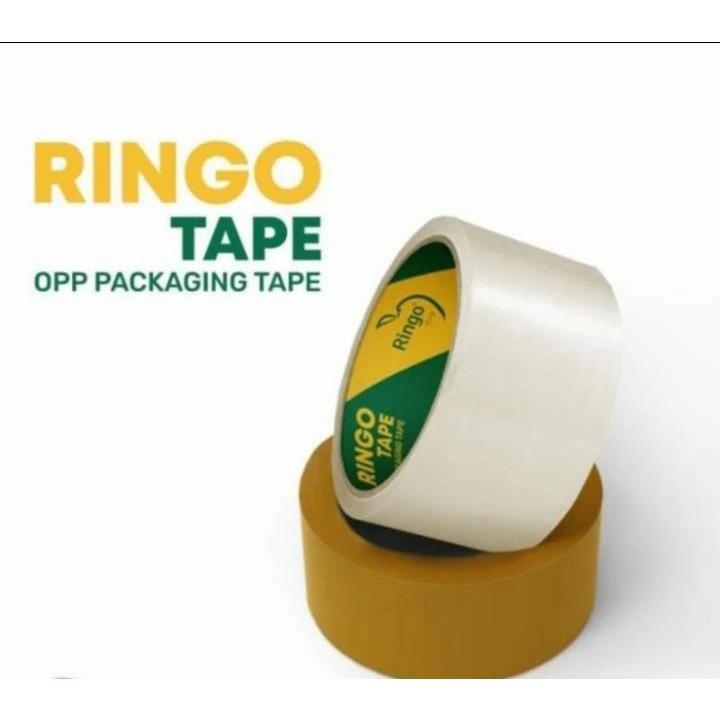 

LAKBAN/SELOTIP BENING/COKLAT Merk Ringo Ukuran 2 INCH 48MM X 100Y PER PCS