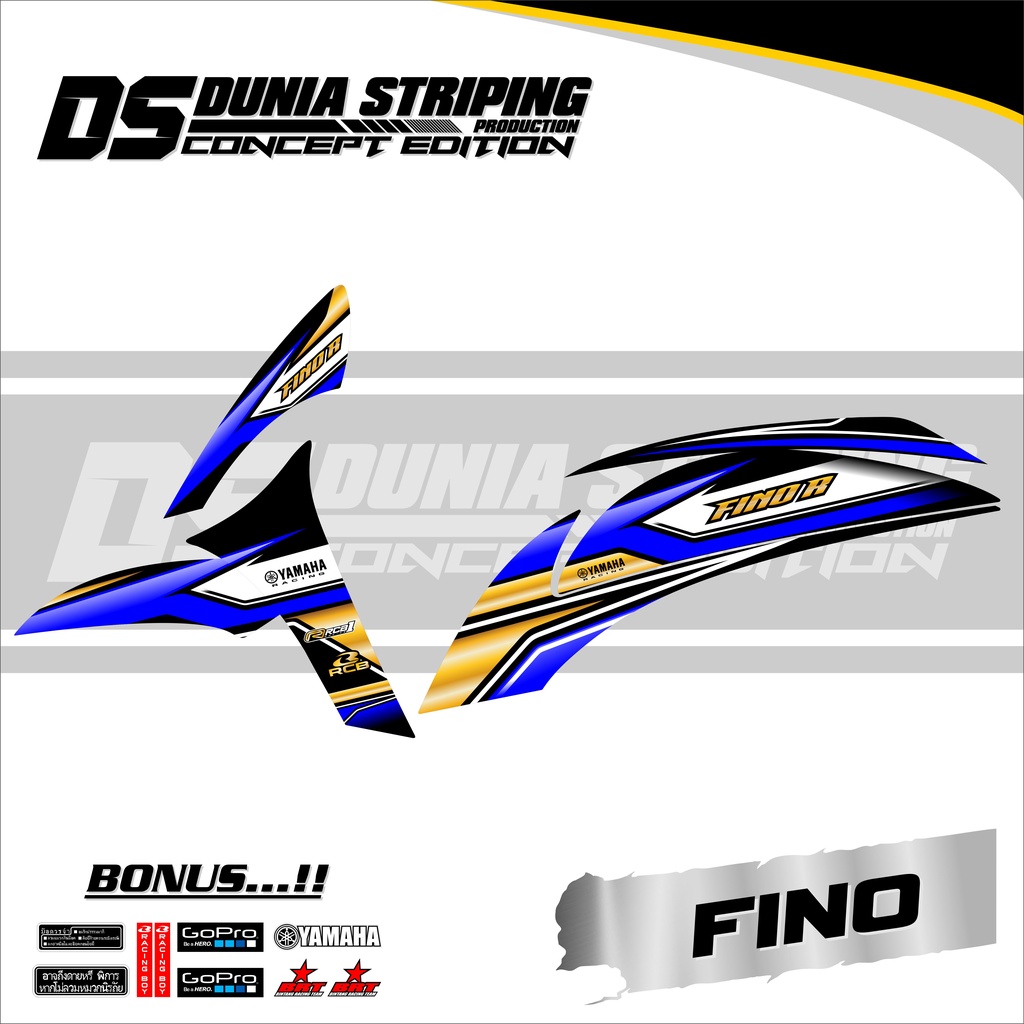Sticker Striping Fino FI List Variasi DS-04