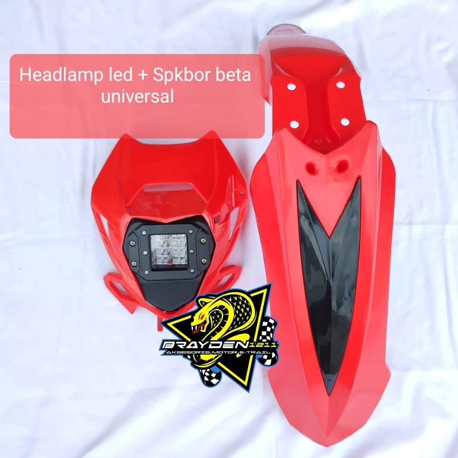 SPAKBOR DEPAN BETA/KEDOK LAMPU BETA/KEDOK LAMPU PLUS SPAKBOR DEPAN BETA/SPAKBOR DEPAN CRF/SPAKBOR DEPAN KLX/SPKBOR DEPAN WR