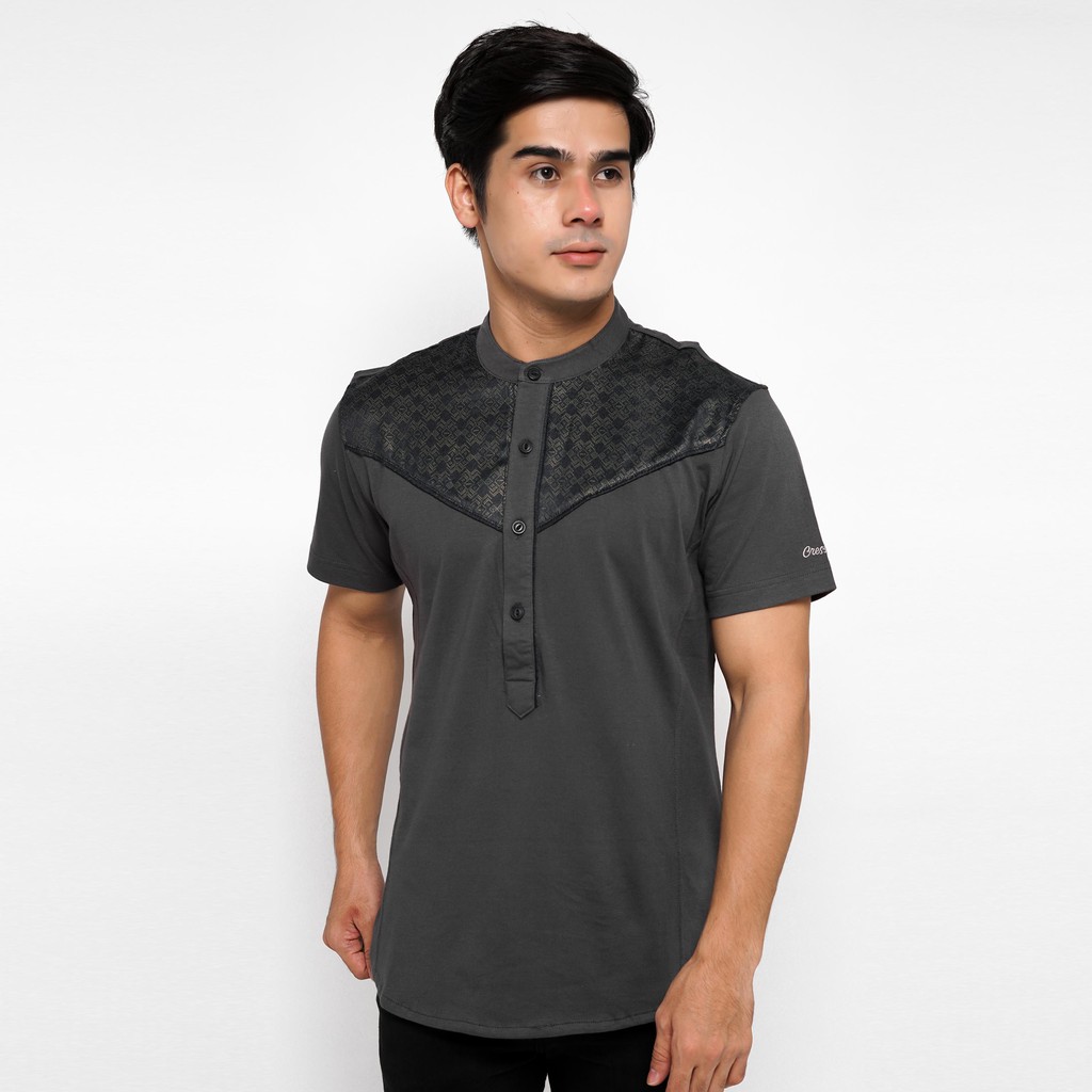 Baju Kaos Koko Muslim Cressida - MMSJK.901007 - ( FANATIC STORE ) ORIGINAL
