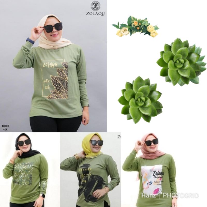 Kaos ZOLAQU ORIGINAL - Mint - Sage - Hijau Series