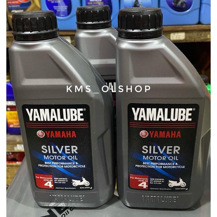 Oli Yamalube Silver 4T 20W-40 SJ JASO MA 800ml ORIGINAL