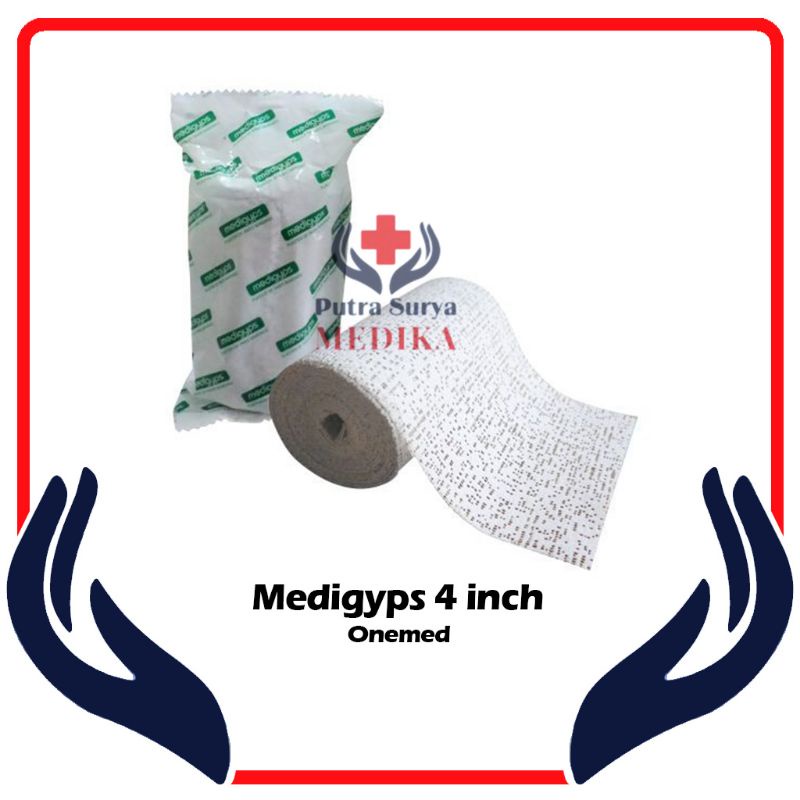 Medigyps Plester Bandage | Gips Onemed Ukuran 4inch